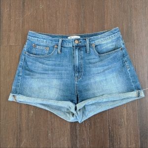 Madewell cut off jean shorts